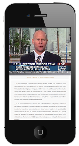 iPhone Website Version San Diego DWI